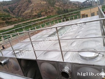 四川水厂定制不锈钢水箱项目